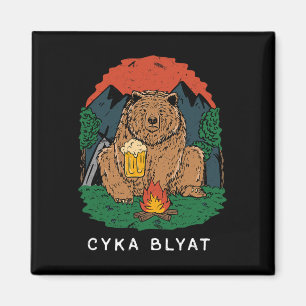 Cyka Blyat - Grappige Spreuk Beer USSR Russische C Magneet