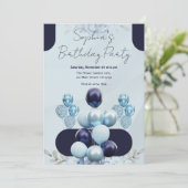 Cylane Ballonnen Verjaardag Kaart (Staand voorkant)