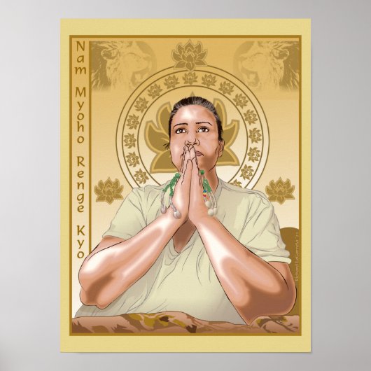 Cyleni Nichiren Daishonin Buddhism Poster (Voorkant)