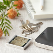 Cylindrisch altaar dat offers van Alceste afschild Sleutelhanger (Zijkant)