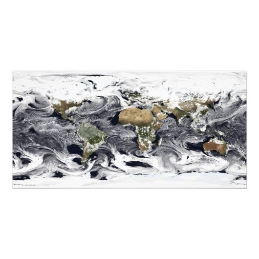 Cylindrische, op gelijke afstand projectie foto afdruk (Voorkant)