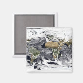 Cylindrische, op gelijke afstand projectie magneet (Voorkant / Achterkant)