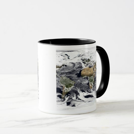 Cylindrische, op gelijke afstand projectie mok (Voorkant rechts)