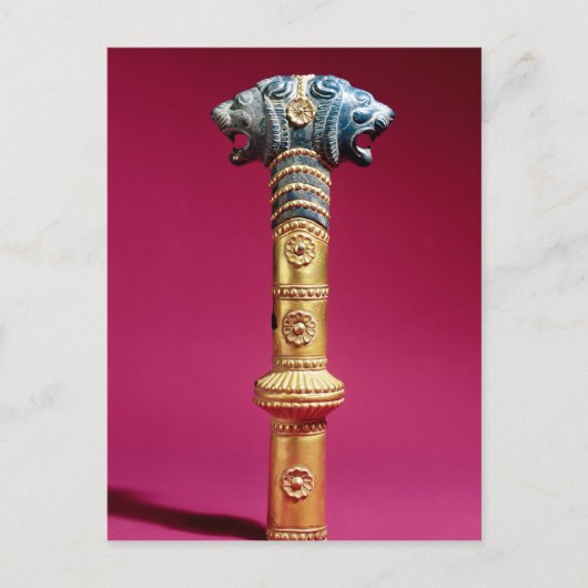 Cylindrische Socket, vroege periode van Achaemenië Briefkaart (Voorkant)