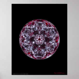 Cymatica: Metatron Cube Brainwave Sound Poster
