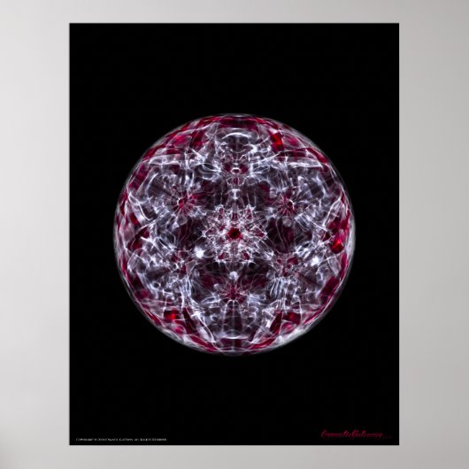 Cymatica: Metatron Cube Brainwave Sound Poster (Voorkant)