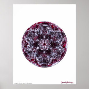 Cymatica: Metatron Cube Brainwave Sound Poster