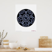 Cymatica: Music Note C Poster (Keuken)
