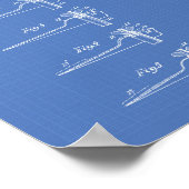 Cymbal 1951 Patent Art Blueprint Poster (Hoek)