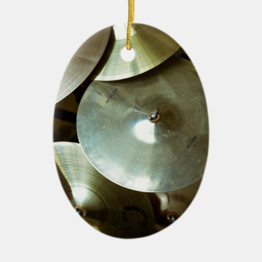 Cymbal Chandelier Keramisch Ornament (Voorkant)