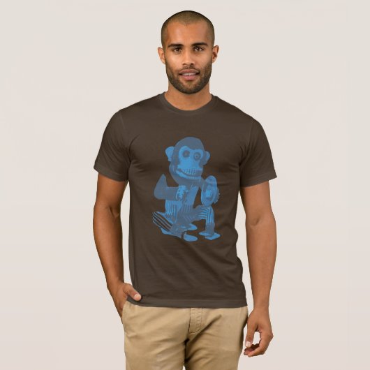 Cymbal Monkey T-shirt (Voorkant volledig)