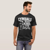 Cymbal Set Voor Drums Drumkit Accessoires Drummer T-shirt (Voorkant volledig)