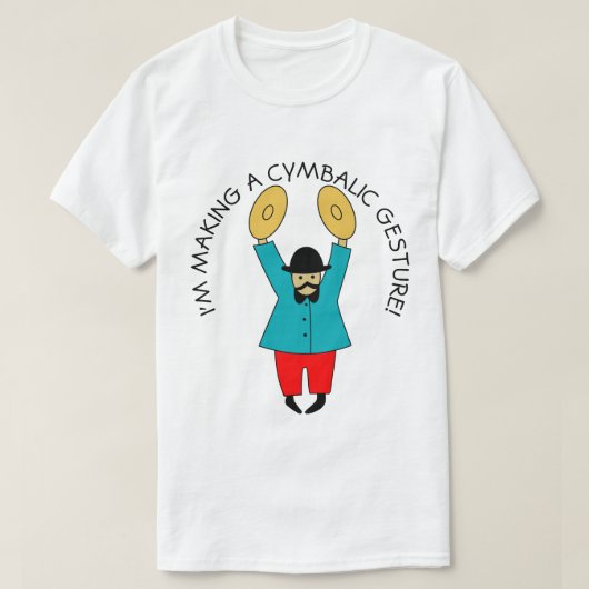 Cymbalische Gesture T-shirt (Design voorkant)