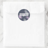 Cymbalisme I - Sjabloon Ronde Sticker (Tas)