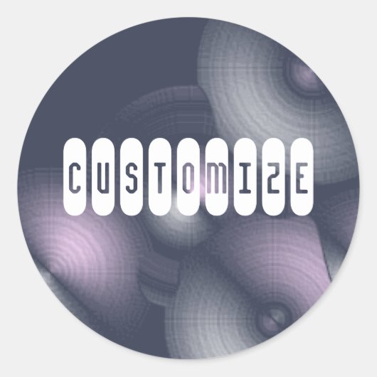 Cymbalisme I - Sjabloon Ronde Sticker (Voorkant)