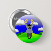 Cymbalist - Muzikant die cymbals speelt Ronde Button 5,7 Cm (Voorkant /achterkant)