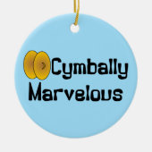 Cymbally Marvelous Keramisch Ornament (Voorkant)