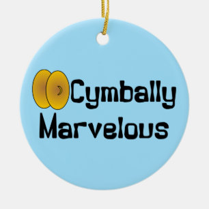 Cymbally Marvelous Keramisch Ornament