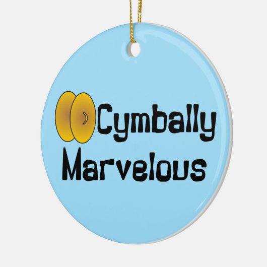 Cymbally Marvelous Keramisch Ornament (Links)