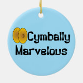 Cymbally Marvelous Keramisch Ornament (Achterkant)
