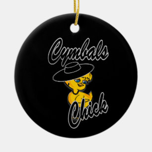 Cymbals Chick #4 Keramisch Ornament