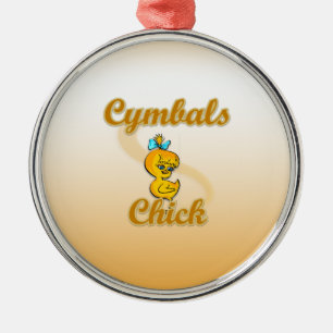 Cymbals Chick Metalen Ornament