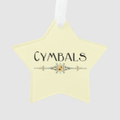 Cymbals decoratieve lijn ornament (achterkant)