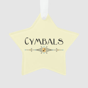 Cymbals decoratieve lijn ornament