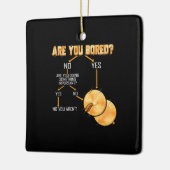 Cymbals drummer ben je bevoeld keramisch ornament (Links)