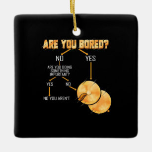 Cymbals drummer ben je bevoeld keramisch ornament