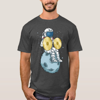 Cymbals Geschenk Mannen Marching Band Muziek Cymba T-shirt
