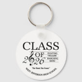 CYMBALS Klasse van 2026 Marching Band Sleutelhange Sleutelhanger (Voorkant)