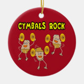 Cymbals Rock Keramisch Ornament (Voorkant)