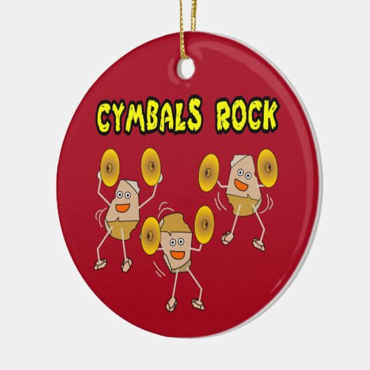 Cymbals Rock Keramisch Ornament (Links)