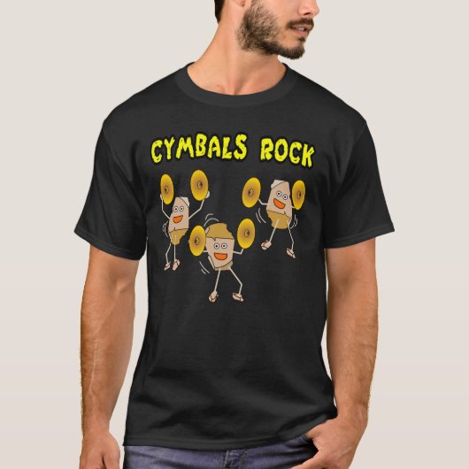Cymbals Rock T-shirt (Voorkant)