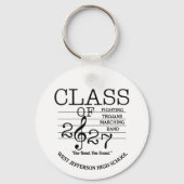 CYMBALS Sleutelkoord Marching Band Klas van 2027 Sleutelhanger (Voorkant)
