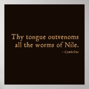 Cymbeline Worms Insult (16eC versie) Poster
