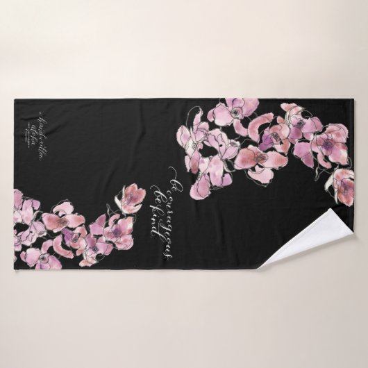 Cymbidium Aloha Towels Badhanddoek (Badhanddoek)