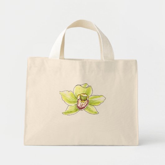 Cymbidium Blossom Mini Tote Bag (Voorkant)