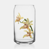 Cymbidium Orchid Blooms Floral Blikvorm Glas (Voorkant)