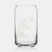 Cymbidium Orchid Blooms Floral Blikvorm Glas (Achterkant)