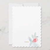 Cymbidium Orchid Bridal Shower Kaart (Achterkant)