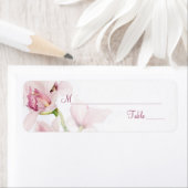 Cymbidium Orchid Bruiloft Plaats Kaart Labels (Insitu)