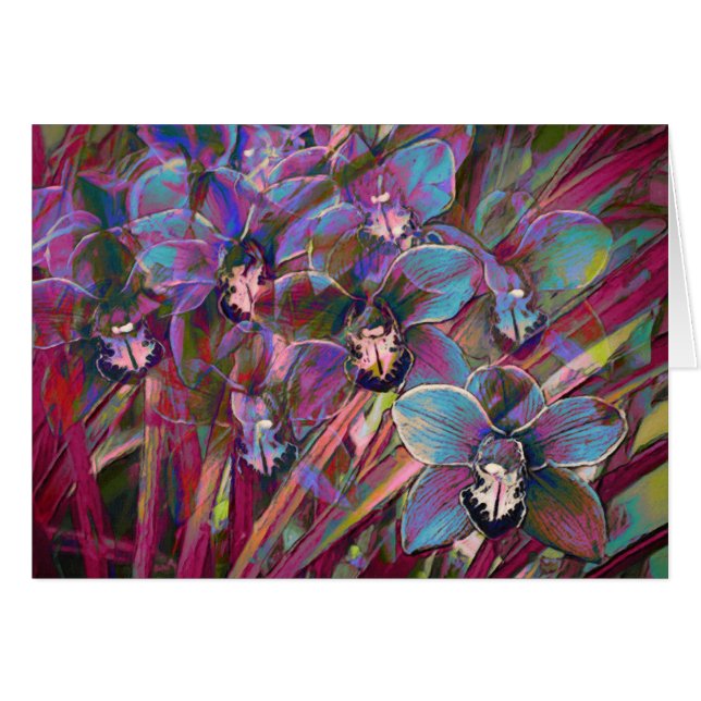 Cymbidium orchid carnaval (Voorkant Horizontaal)