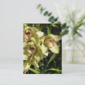 Cymbidium Orchids briefkaart, aanpassen Briefkaart (Staand voorkant)