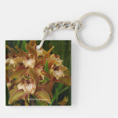 Cymbidium tracyanum sleutelhanger (Achterkant)