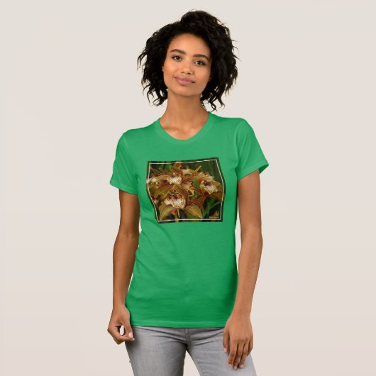 Cymbidium tracyanum t-shirt (Voorkant volledig)