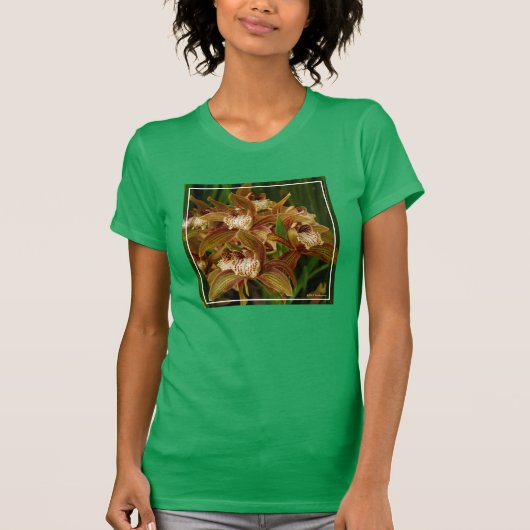 Cymbidium tracyanum t-shirt (Voorkant)