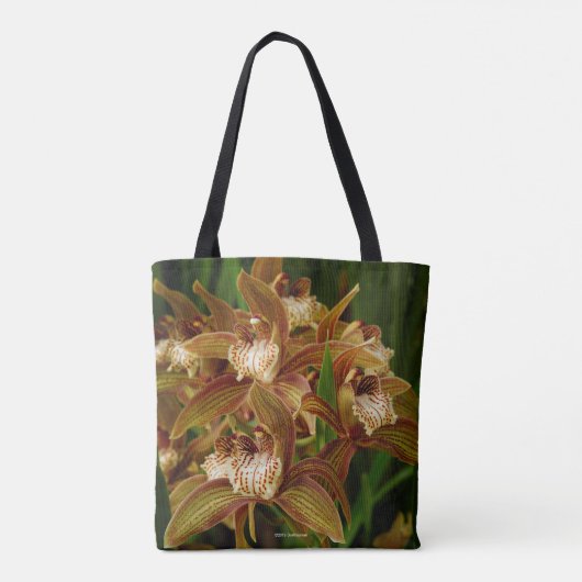 Cymbidium tracyanum tote bag (Achterkant)