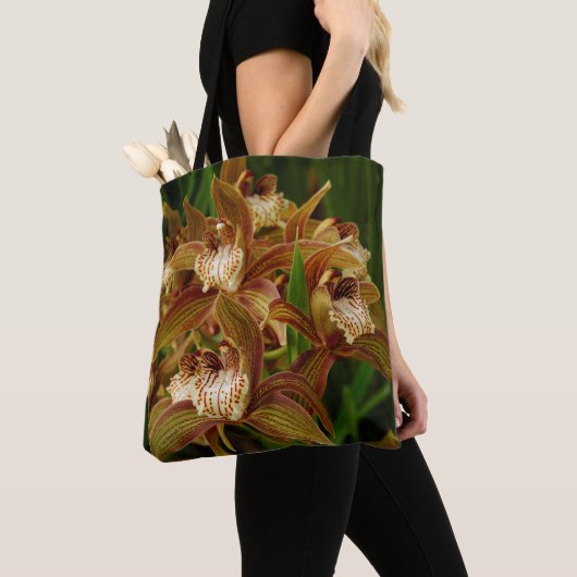 Cymbidium tracyanum tote bag (Dichtbij)